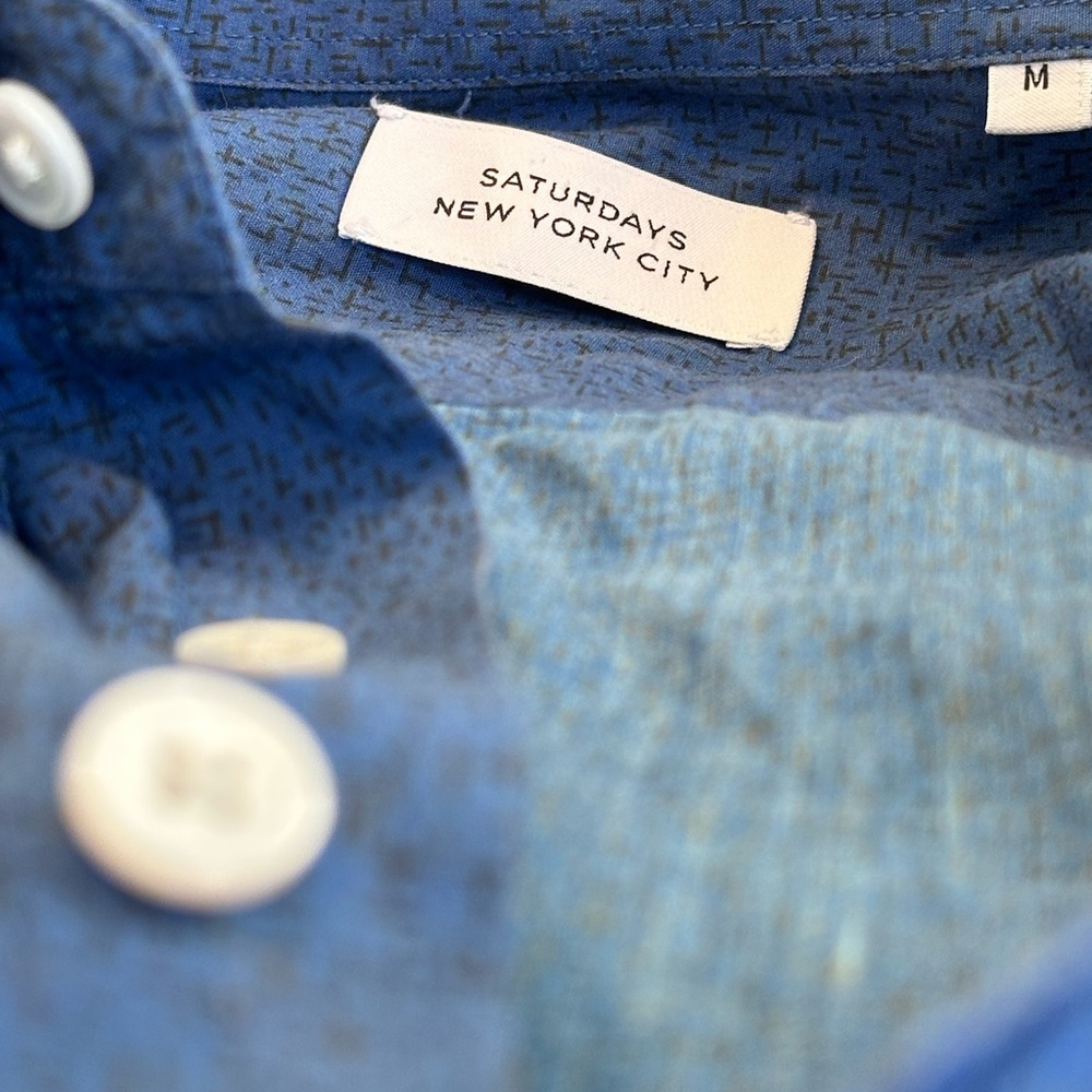 Saturdays New York City Blue Shirt